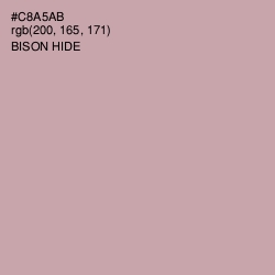#C8A5AB - Bison Hide Color Image
